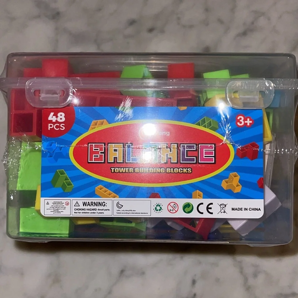 48 PCs of tower building blocks